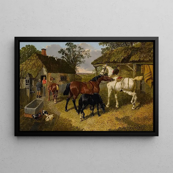John Frederick Herring Jr - The Stable Yard.webp