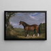 Un étalon Clydesdale - John Frederick Herring l'Ancien — kehystetty taideteos seinällä