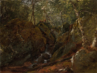 Catskillsin vesiputouksesta - John Frederick Kensett — näkymä teoksesta