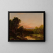 Coucher de soleil sur les Catskills - John Frederick Kensett — kehystetty taideteos seinällä