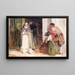 Mendicité-maalaus - John Frederick Lewis — kehystetty taideteos seinällä