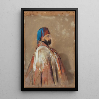 John Frederick Lewis - Portrait of General Jochmus Pasha circa 1841.webp