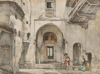 Croquis et dessins de l'Alhambra à Londres - John Frederick Lewis — näkymä teoksesta