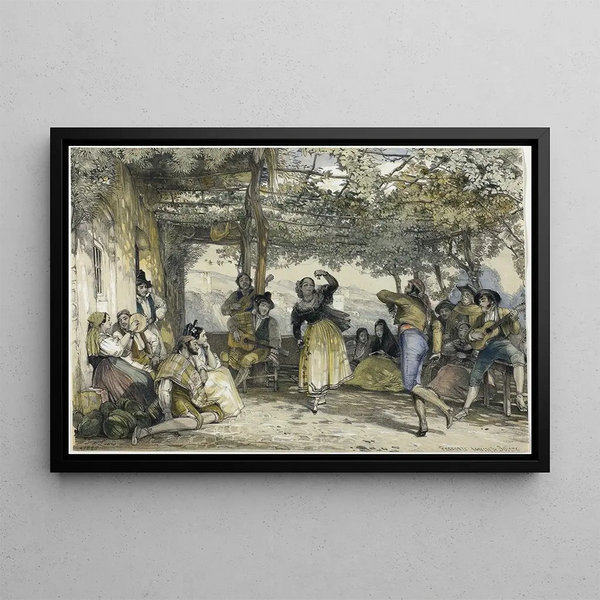 John Frederick Lewis - Spanish Peasants Dancing the Bolero.webp