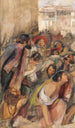 Luonnos Don Carlosin julistukselle - John Frederick Lewis — näkymä teoksesta