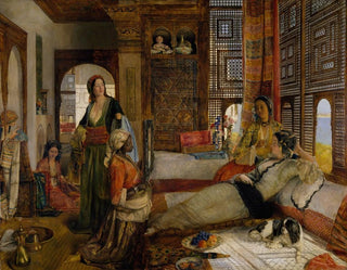 Le Harem - John Frederick Lewis — näkymä teoksesta