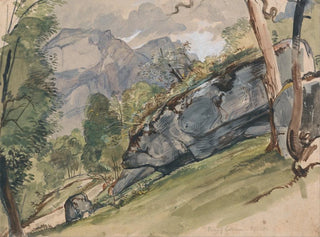 La vallée de Lutscheuen - John Frederick Lewis — näkymä teoksesta