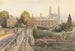 Clare College -maalaus ja silta Cam-joen yli, taustalla King's College - John Fulleylove — näkymä teoksesta