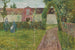 Le Jardin du couvent - John George Sowerby — näkymä teoksesta