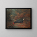 Un moho takahe Notornis mantelli - John Gerrard Keulemans — kehystetty taideteos seinällä