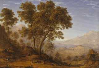 John Glover - My last view of Italy looking from the alps over Suza.webp