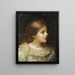 Portrait d'une fille - John Hanson Walker — kehystetty taideteos seinällä