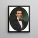Abraham Lincoln - John Henry Brown — kehystetty taideteos seinällä