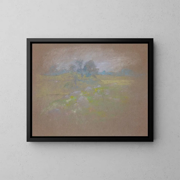 Kastanjat - John Henry Twachtman — kehystetty taideteos seinällä