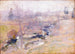 Talviyön loppu - John Henry Twachtman — näkymä teoksesta