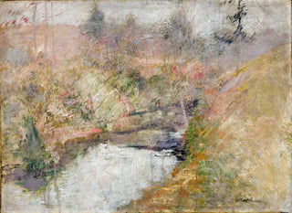 Bassin de ciguë - John Henry Twachtman — näkymä teoksesta