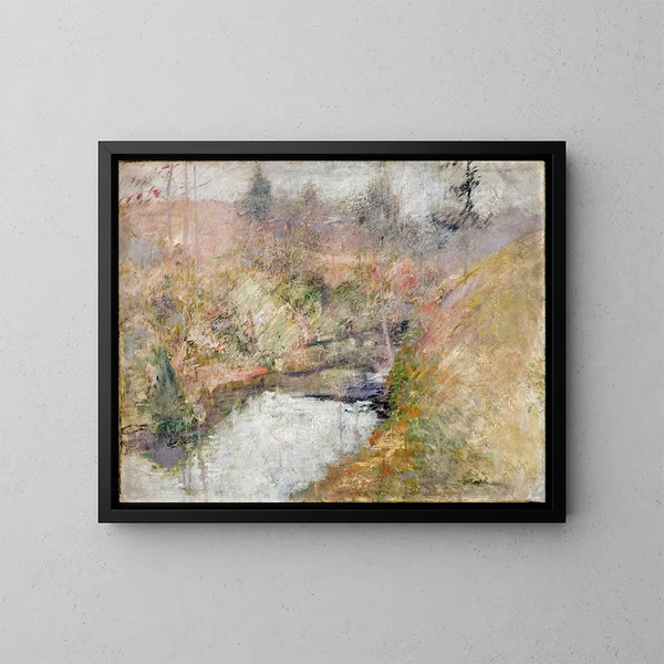 Bassin de ciguë - John Henry Twachtman — kehystetty taideteos seinällä