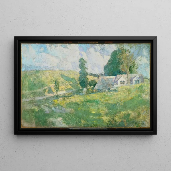 Kesämaalaus - John Henry Twachtman — kehystetty taideteos seinällä
