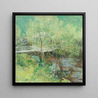 John Henry Twachtman - The White Bridge.webp