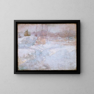 Talvi - John Henry Twachtman — kehystetty taideteos seinällä