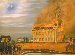 Incendie de l'Old South Church, Bath, Maine - John Hilling — näkymä teoksesta