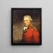 Un officier britannique inconnu, probablement du 11e régiment d'infanterie du North Devonshire, vers 1800 - John Hoppner — kehystetty taideteos seinällä