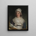 Mme Richard Bache Sarah Franklin 1743-1808 - John Hoppner — kehystetty taideteos seinällä
