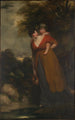 Madame Richard Brinsley Sheridan Hester Jane Ogle 1775-1817 ja hänen poikansa - John Hoppner — näkymä teoksesta