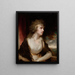 Portrait d'une dame - John Hoppner — kehystetty taideteos seinällä