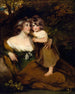 La comtesse de Darnley et sa fille Lady Elizabeth Bligh - John Hoppner — näkymä teoksesta