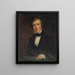 Portrait de Benjamin Conklin - John Insco Williams — kehystetty taideteos seinällä