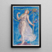 Une Bacchante - John La Farge — kehystetty taideteos seinällä