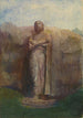 Statue colossale d'Ananda près de la ville en ruines de Polonnaruwa, Ceylan - John La Farge — näkymä teoksesta