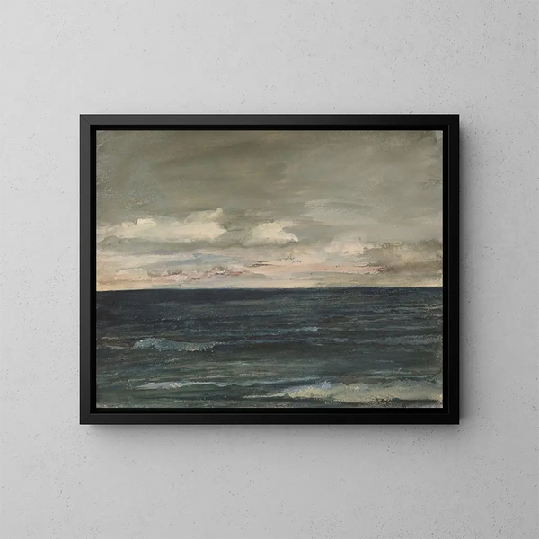 Opetusopas Jerseyn rannikolla - John La Farge — kehystetty taideteos seinällä