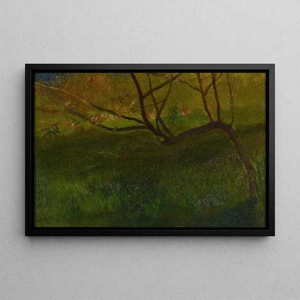 Omenapuun tutkimus keväällä - John La Farge — kehystetty taideteos seinällä