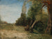 Allée d'orme avec le ruisseau de Bayswater à côté - John Linnell — näkymä teoksesta