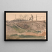 Figures sur une berge Kensington Gravel Pits - John Linnell — kehystetty taideteos seinällä