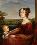 Portrait de Mme William Wilberforce et de son enfant - John Linnell — näkymä teoksesta