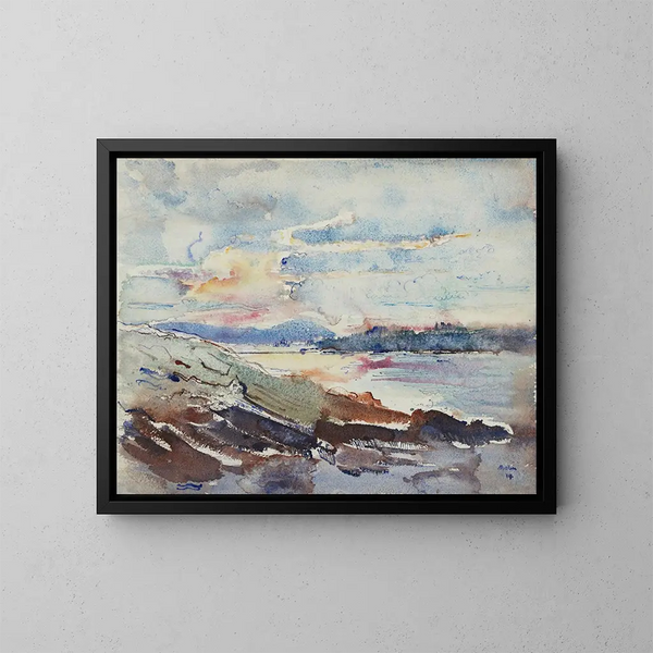 West Point, Maine - John Marin — kehystetty taideteos seinällä
