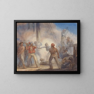 Pirates - John Massey Wright — kehystetty taideteos seinällä