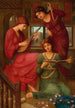 Kultaisina päivinä - John Melhuish Strudwick — näkymä teoksesta