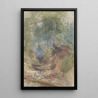 John Middleton - A Stream Near Clovelly North Devon.webp