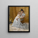 Portrait de Martha Wysor Marsh et de son fils John Edwin - John Ottis Adams — kehystetty taideteos seinällä