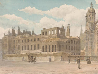 John Phillipps Emslie - Houses Adjacent to Westminster Abbey in the Process of Demolition.webp
