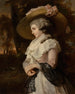 Portrait d'une jeune femme en rose - John Raphael Smith — näkymä teoksesta