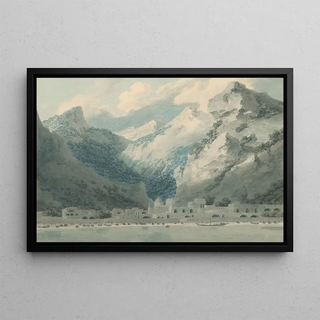 John Robert Cozens - Cetara on the Gulf of Salerno.webp
