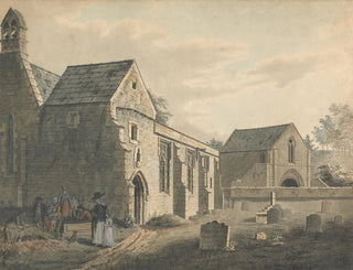 John Roe of Warwick - Church Churchyard and Figures.webp
