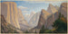 Yosemite-laakson maalaus, näkymä itään Mariposa-polulta - John Ross Key — näkymä teoksesta