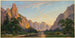 Yosemite-laakson maalaus, katsaus länteen - John Ross Key — näkymä teoksesta