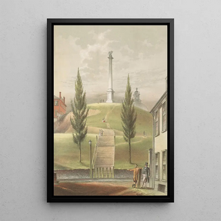 John Rubens Smith - Old Boston Beacon Hill from Derne St.webp